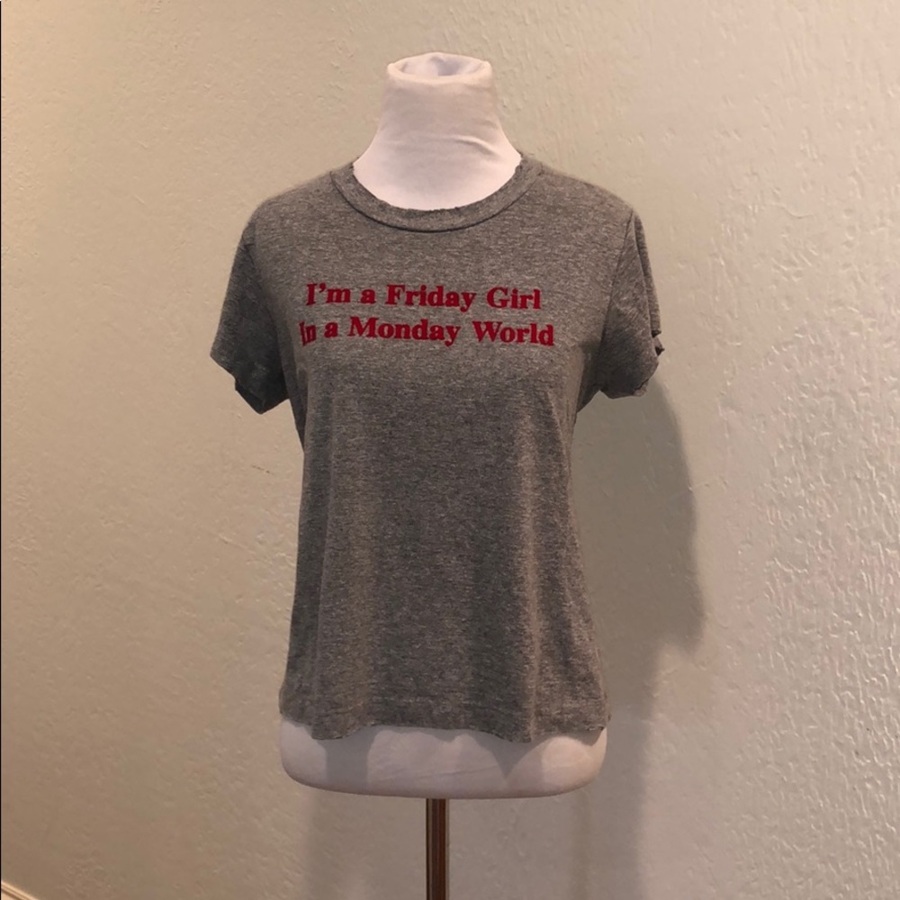 Friday Girl In a Monday Graphic Tee